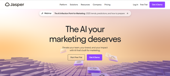 Jasperのスクリーンショット