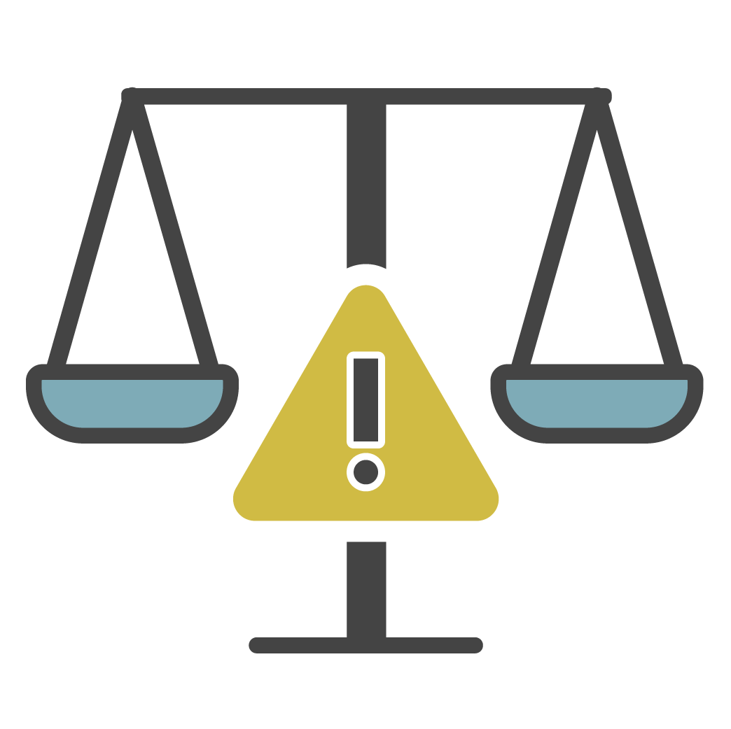 リスク判定のアイコン