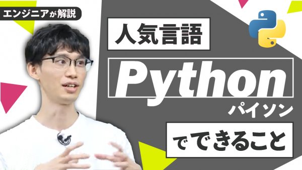 【エンジニア必見】Pythonが注目されている理由5選！データサイエンティストが解説！【IT業界/転職】