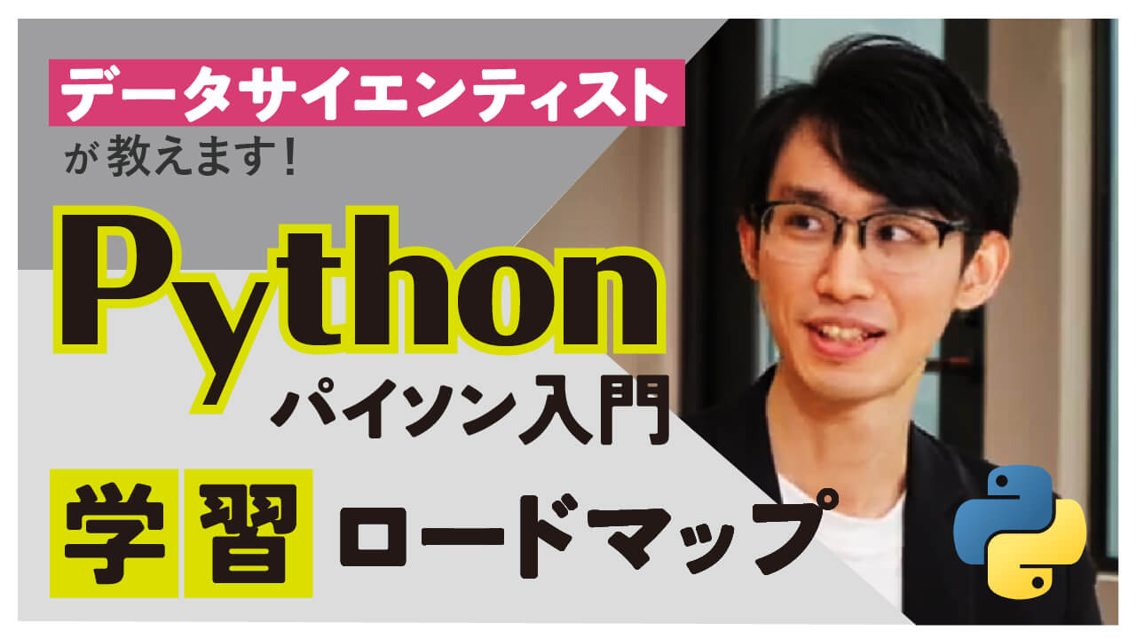 【Python入門】データサイエンティストが教える学習方法とは？【IT業界/勉強】