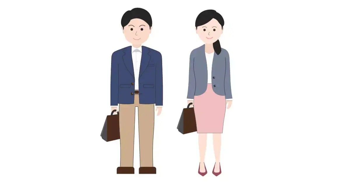 スーツ以外・服装自由な場合は私服【男女別】